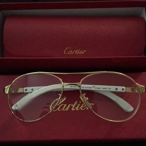 White wood gain Cartier Ediyon Santos edition